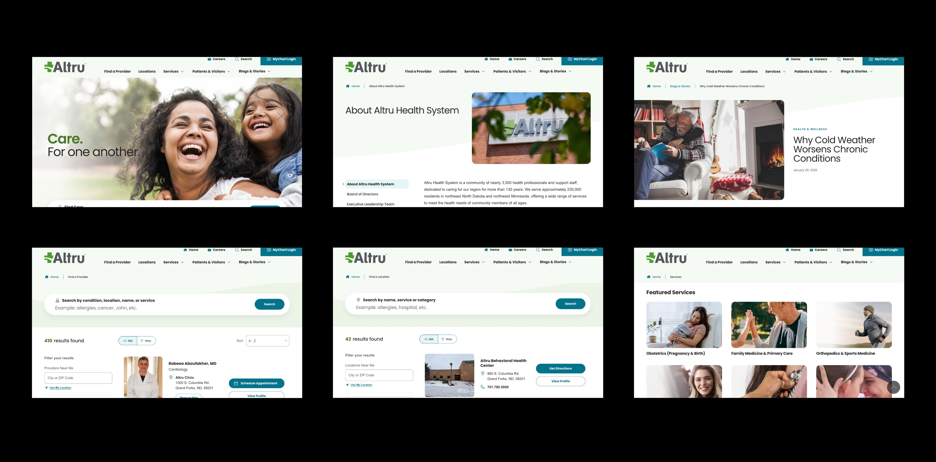 Altru - Desktop screenshots