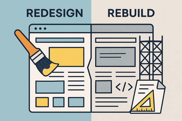 Redesign vs. Rebuild: How to Choose the Right Path for Your Website
